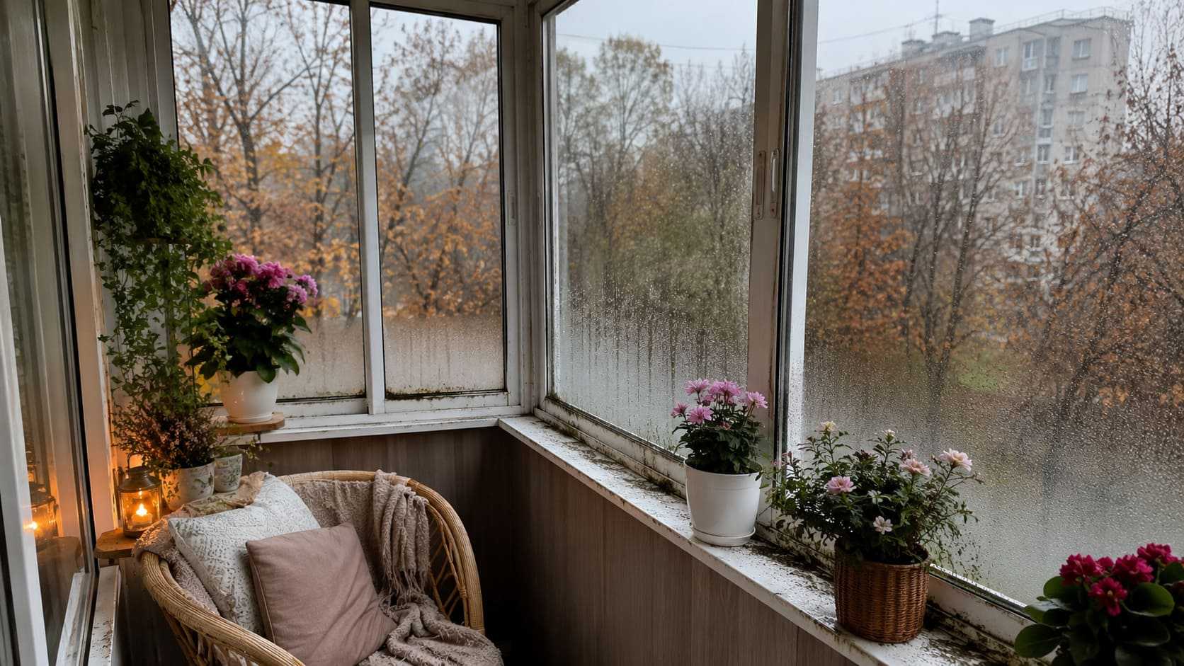 Плесень на лоджии